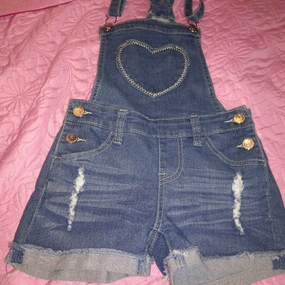 Awesome girl bib overall